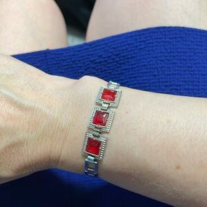 Vintage gemstone bracelet